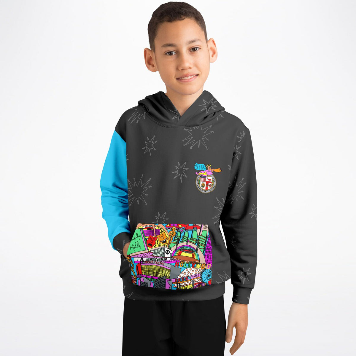 Miripolsky Kids LA Threadz Hoodie Iconic Unisex LA – Pullover Lightweight