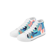 Load image into Gallery viewer, Yoshimura Catch the Earth Unisex High-Top Canvas Shoes (Kids)
