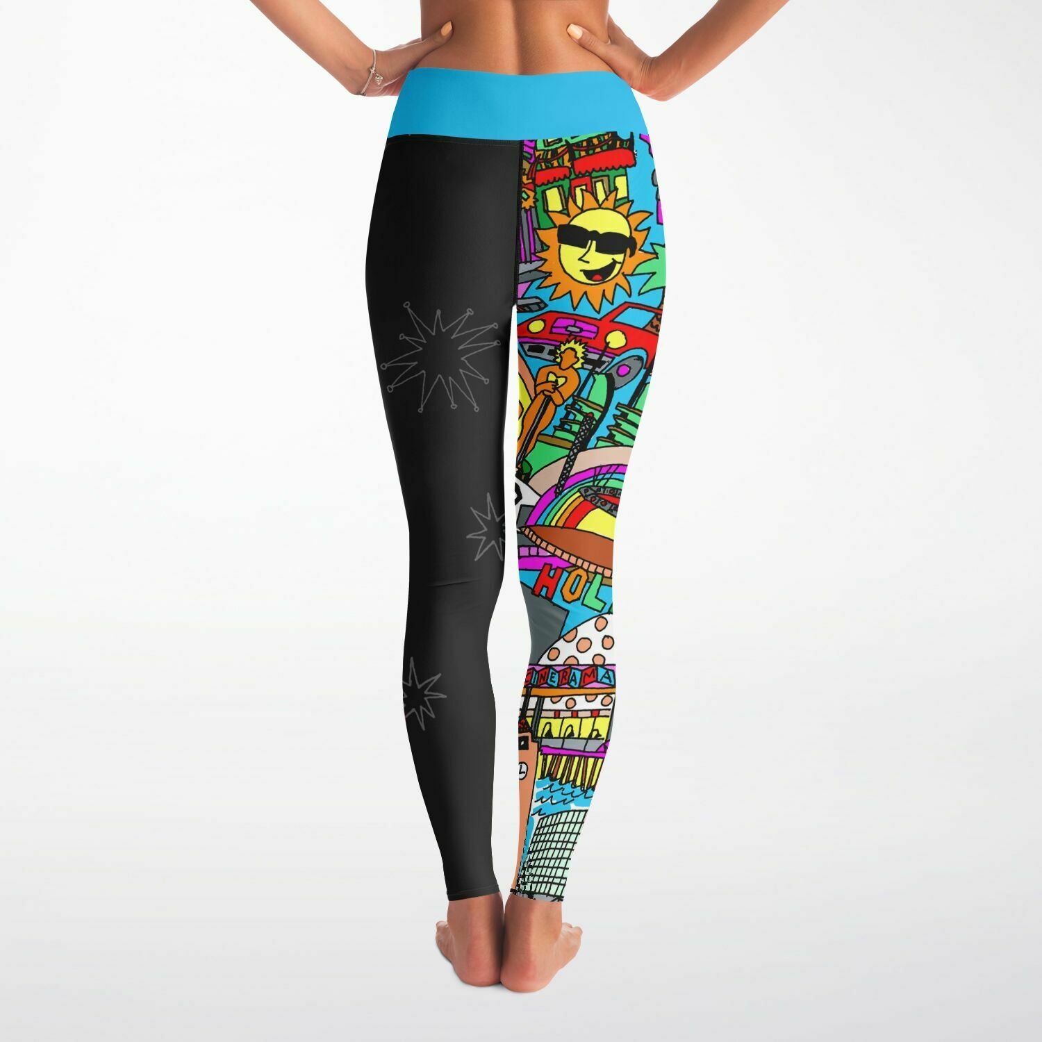  Mvirnsw Women's Crazy Colors Yoga Pants High Waisted