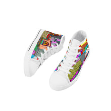 Load image into Gallery viewer, Miripolsky Iconic LA Unisex High-Top Canvas Shoes (Kids)
