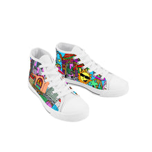 Load image into Gallery viewer, Miripolsky Iconic LA Unisex High-Top Canvas Shoes (Kids)
