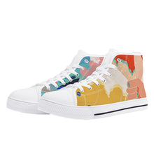 Load image into Gallery viewer, Yoshimura Catch the Earth Men&#39;s and Women&#39;s High-Top Canvas Shoes (Adult)
