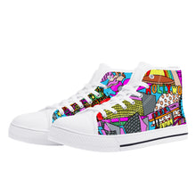 Load image into Gallery viewer, Miripolsky Iconic LA Men&#39;s and Women&#39;s High-Top Canvas Shoes (Adult)
