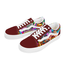 Load image into Gallery viewer, Miripolsky Iconic LA Men&#39;s and Women&#39;s Classic Skateboarding Shoe in Rusty Roof Red.
