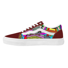 Load image into Gallery viewer, Miripolsky Iconic LA Men&#39;s and Women&#39;s Classic Skateboarding Shoe in Rusty Roof Red.
