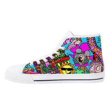 Load image into Gallery viewer, Miripolsky Iconic LA Men&#39;s and Women&#39;s High-Top Canvas Shoes (Adult)
